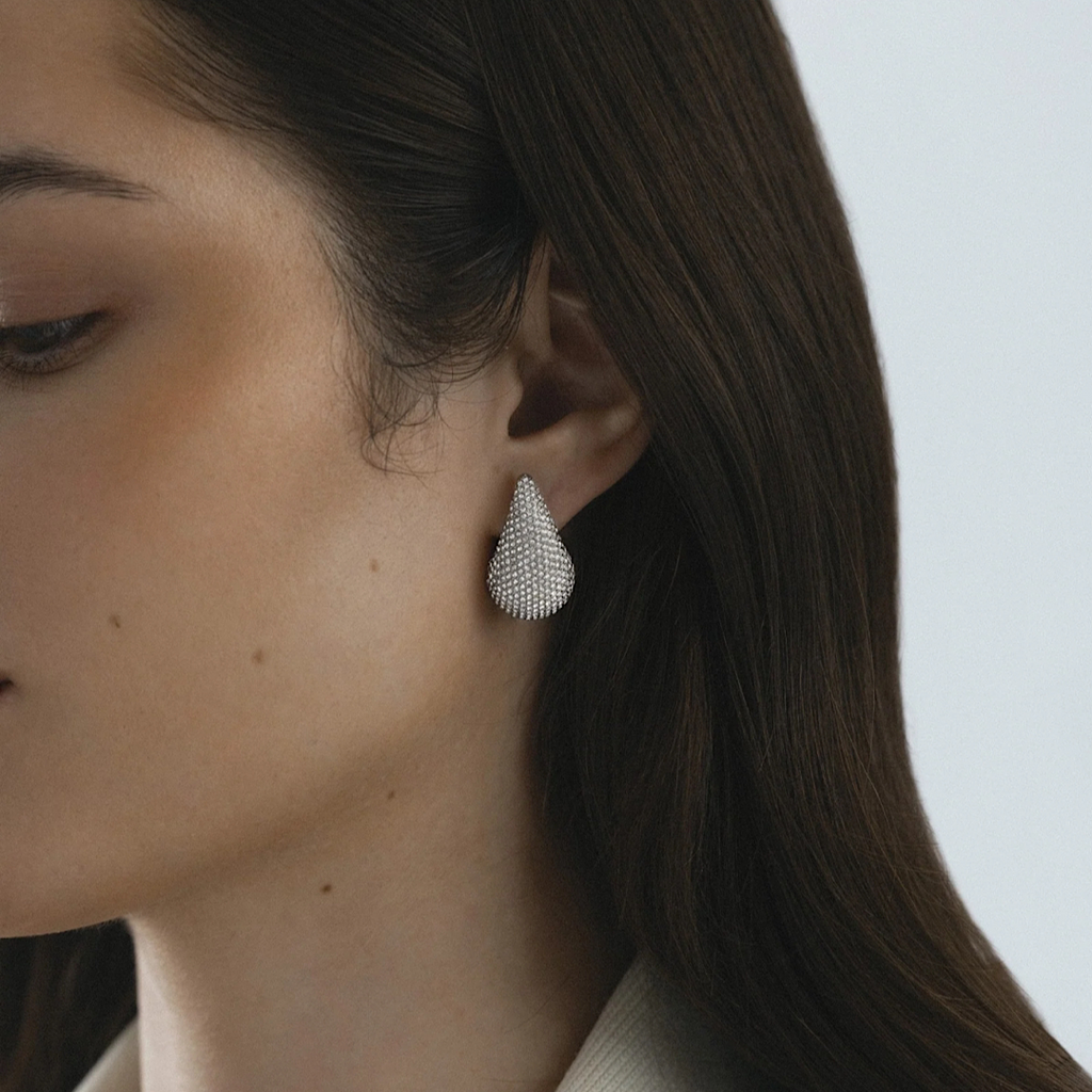 Pavé Daring Large Earring - Mockberg